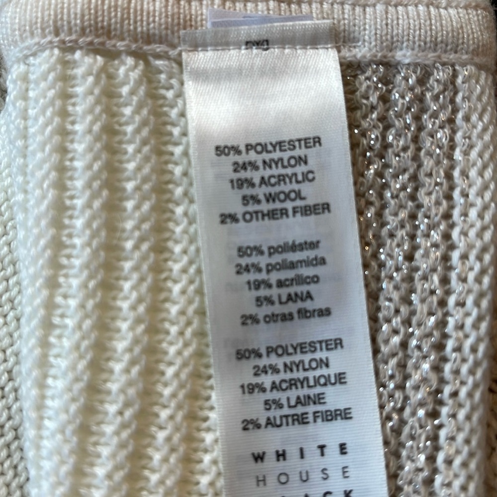 WHBM MIXED TEXTURE RUANA - Picture 8 of 8